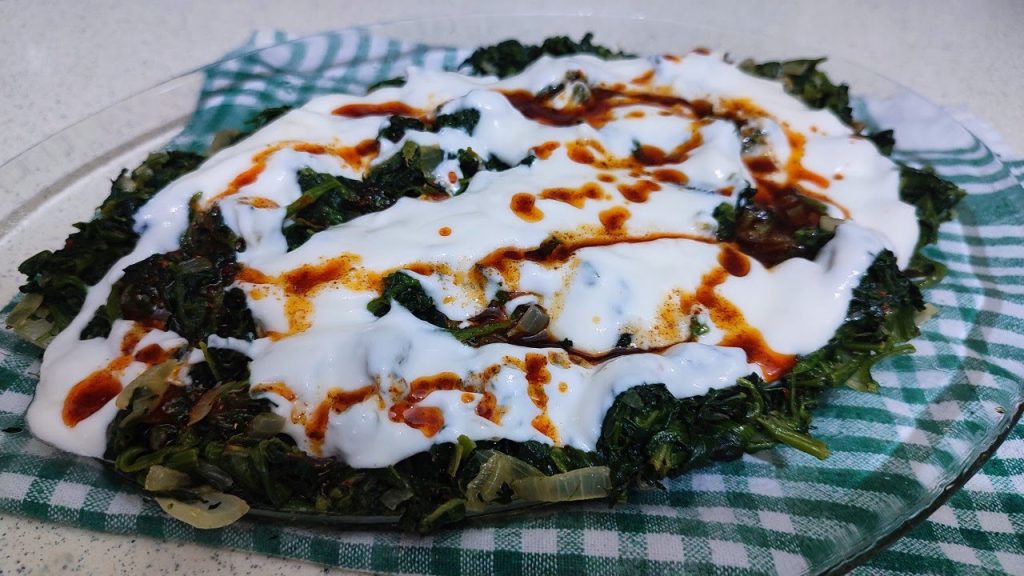yoğurtlu ıspanak